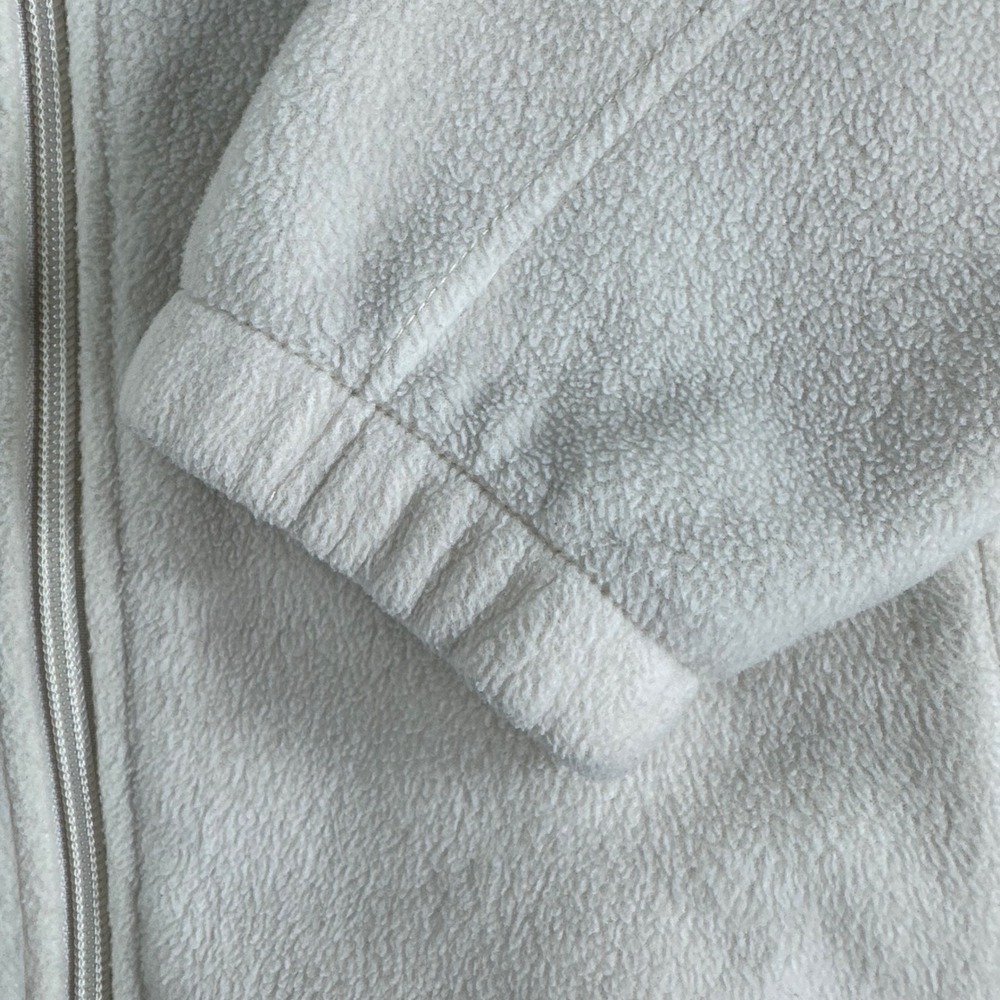 Columbia Fleece Jacket Womens XL Extra Large Cream Full Zip Benton Springs - Picture 6 of 16